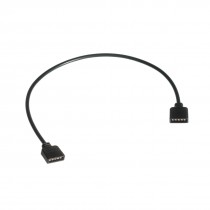 ModMyMods 5-Pin Female RGBW LED Strip 30cm Extension Cable - Black (MOD-0254)