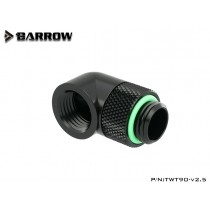Barrow G1/4" 90 Degree Rotary Adaptor Fitting - Black (TWT90-V2.5)