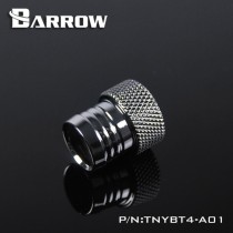 Barrow G1/4" Inner Thread to 1/2" ID Barb Adaptor Fitting - Silver (TNYBT4-A02-Silver)