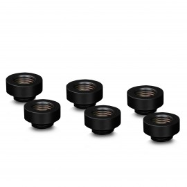 Thermal Grizzly DeltaMate 7mm Male to Female Extender Fitting - MF7 - Black - 6 Pack (TG-DM-FIT-6005)