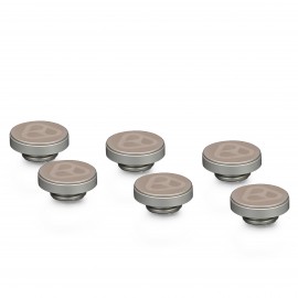 Thermal Grizzly DeltaMate G1/4" Plug Fitting - Matt Nickel - 6 Pack (TG-DM-FIT-6209)