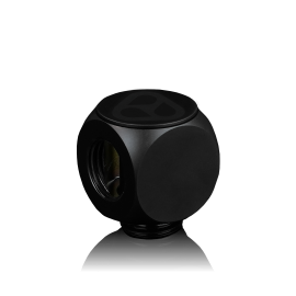 Thermal Grizzly DeltaMate Rotary Fitting - T - Black (TG-DM-FIT-0004)