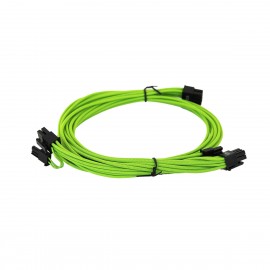 EVGA Individually Sleeved Power Supply Cable Set for 1600W - SUPERNOVA G2/P2/T2 - Green (100-G2-16GG-B9)