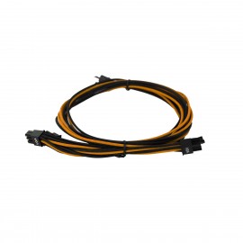 EVGA Individually Sleeved Power Supply Cable Set for 1600W - SUPERNOVA G2/P2/T2 - Black / Orange (100-G2-16KO-B9)
