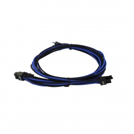 EVGA Individually Sleeved Power Supply Cable Set for 1600W - SUPERNOVA G2/P2/T2 - Black / Dark Blue (100-G2-16KU-B9)