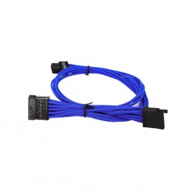 EVGA Individually Sleeved Power Supply Cable Set for 1600W - SUPERNOVA G2/P2/T2 - Light Blue (100-G2-16LL-B9)