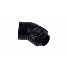 Alphacool Eiszapfen G1/4" 45° Angled Rotatable Adapter Fitting - Black (17246)
