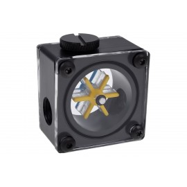 Alphacool Eisfluegel G1/4 Square Flow Meter - Acetal (17350)