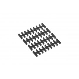 Alphacool Eiskamm X16 - 3mm Black - 4 pcs (24756)