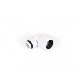 Alphacool Eiszapfen 16mm HardTube Compression Fitting 90° Rotatable G1/4 - White (17621)