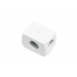 Alphacool HF Connection Terminal TEE T-piece Round G1/4 - White (17629)