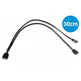 Alphacool Y-Splitter aRGB 3-Pin to 2x 3-Pin Cable - 30cm (18705)