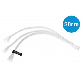 Alphacool Y-Splitter 4-Pin to 3x 4-Pin PWM Cable - 30cm - White (18726)