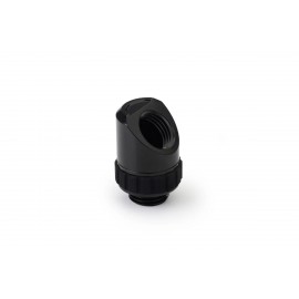 Alphacool Apex Grip 45° G1/4 Rotary Adapter Fitting - Black (14808)