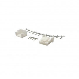 ModMyMods ATX 3.1 PCIe Gen 5 H++ 12V-2X6 MicroFit 3.0 16-Pin Angled Connector Set White - Pins Included (TD422-A)