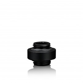 Thermal Grizzly DeltaMate 7mm Male to Male Extender Fitting - MM7R - Black (TG-DM-FIT-0011)