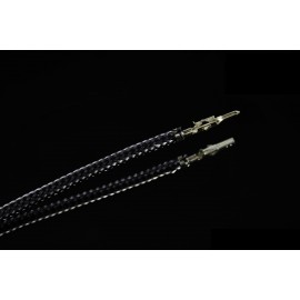 Darkside 12" (30cm) Male-Female Pre-Sleeved ATX and PCI-E Wire – Graphite Metallic (DS-0806)
