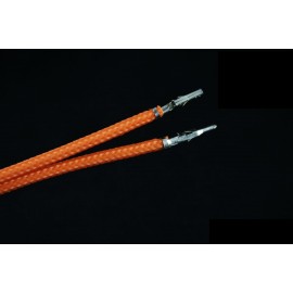 Darkside 12" (30cm) Male-Female Pre-Sleeved ATX and PCI-E Wire – Orange (DS-0798)