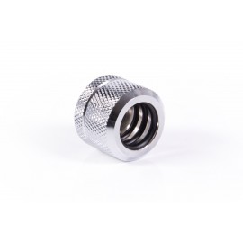 Alphacool Eiszapfen 14mm HardTube Compression Fitting G1/4 - Knurled - Chrome (17553)