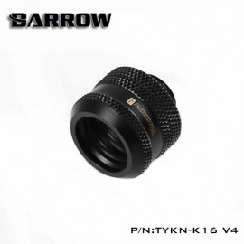 Barrow G1/4" Multi-Link Adapter - 16mm OD Rigid Tube - Black (TYKN-K16-V4)