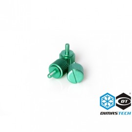 DimasTech® ThumbScrews M3 Thread 10 Pieces Pack - Light Green (BT085)
