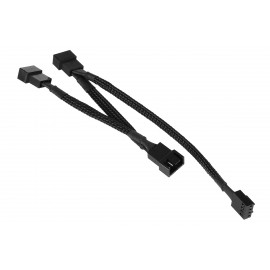 Phobya 4-Pin PWM to 3x 4Pin PWM Breakout Cable - 40cm | Black (81123)