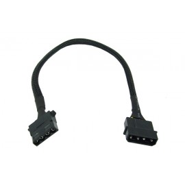 Phobya 4-Pin Molex Extension Cable - 30cm | Black  (87267)