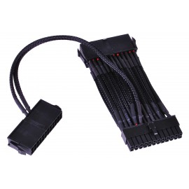 Phobya 24Pin Dual PSU Adapter Cable | Black (87470)