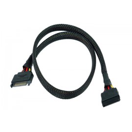 Phobya SATA Power Extension Cable - 60cm | Black (87474)