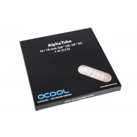 Alphacool Tubing AlphaTube HF 16/10 (3/8"ID) - Ultra Clear 1m (3.3ft) Retailbox (17496)