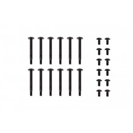 Alphacool Radiator Screws 12x M3x30mm/M3x5mm Black Phillips Flat Screw Head (24848)