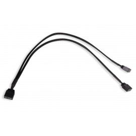 Alphacool Y-Splitter aRGB 3-Pin to 2x 3-Pin Cable - 30cm (18705)