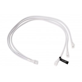 Alphacool Y-Splitter 4-Pin to 3x 4-Pin PWM Cable - 60cm - White (18727)