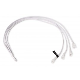 Alphacool Y-Splitter 4-Pin to 4x 4-Pin PWM Cable - 60cm - White (18730)