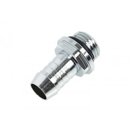 Alphacool G1/4 3/8" (10mm) Barbed Fitting with O-Ring "FatBoy" - Chrome (17092)