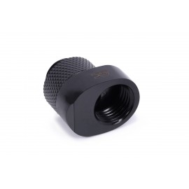 Alphacool Eiszapfen 8mm Offset Fitting Rotatable G1/4 OT to G1/4 IT - Black (17604)