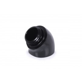 Alphacool Eiszapfen Angled Adaptor 45° G1/4 OT to G1/4 IT - Black (17590)
