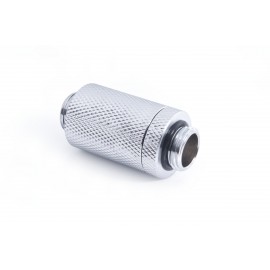 Alphacool ES D-Plug 31.5mm G1/4 Male to Male Resizable Fitting - Chrome (17587)