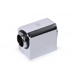 Alphacool Low Profile ES L-Connector Rotary G1/4 OT - G1/4 IT - Chrome (17584)