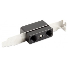 Aquacomputer PCI Slot Pass-Through with Two G1/4 Connections (63046)