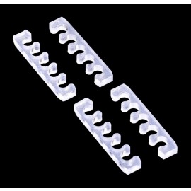 Alphacool Eiskamm X5 Flat - 3mm Clear- 4 pcs (24750)