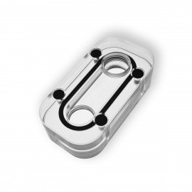 Stealkey Customs CubeTube Diagonal Port 60mm - Acryl (SW10060)