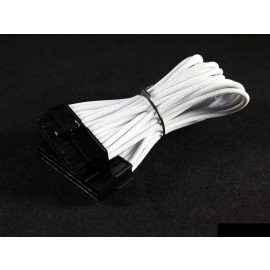 Darkside 24-Pin ITX 7" (20cm) HSL Single Braid Extension Cable - White (DS-0634)