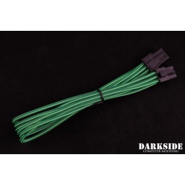 Darkside 6-Pin PCI-E 12" (30cm) HSL Single Braid Extension Cable - Commando UV (DS-0706)