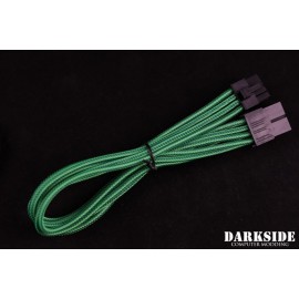 Darkside 8-Pin PCI-E 12" (30cm) HSL Single Braid Extension Cable - Commando UV (DS-0705)