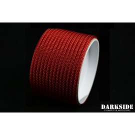 Darkside 4mm (5/32") High Density Cable Sleeving - Metallic Red (DS-0771)