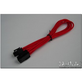 Darkside 6-Pin PCI-E 12" (30cm) HSL Single Braid Extension Cable - Red UV (DS-0183)