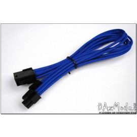 Darkside 4+4 EPS 12" (30cm) HSL Single Braid Extension Cable - Blue UV (DS-0074)