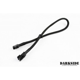 Darkside 12" (30cm) RGB Extension M/F Cable - Jet Black (DS-0502)