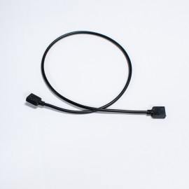 ModMyMods 3-Pin Female Addressable RGB LED Strip 50cm Extension Cable - Black (MOD-0281)